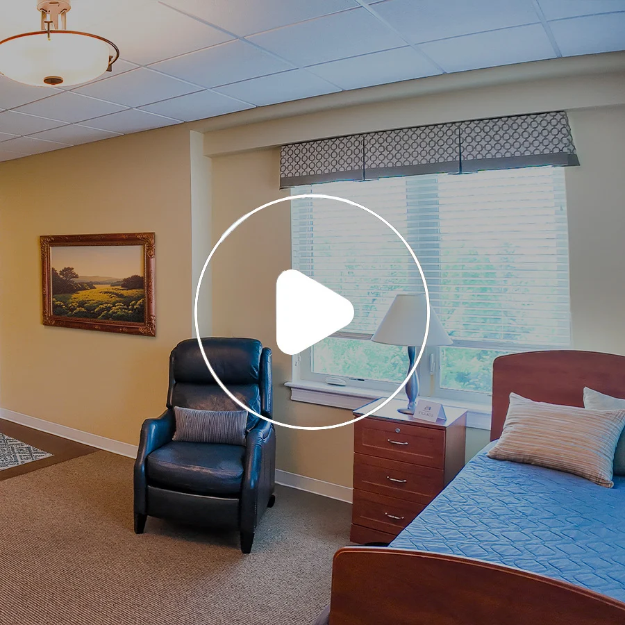 Open ' Masonic Village at Elizabethtown Personal Care Single Room Tour' video in a new window on YouTube